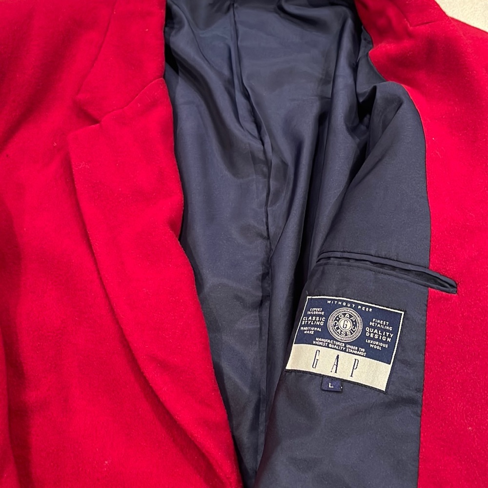 The gap classic wool blazer size L